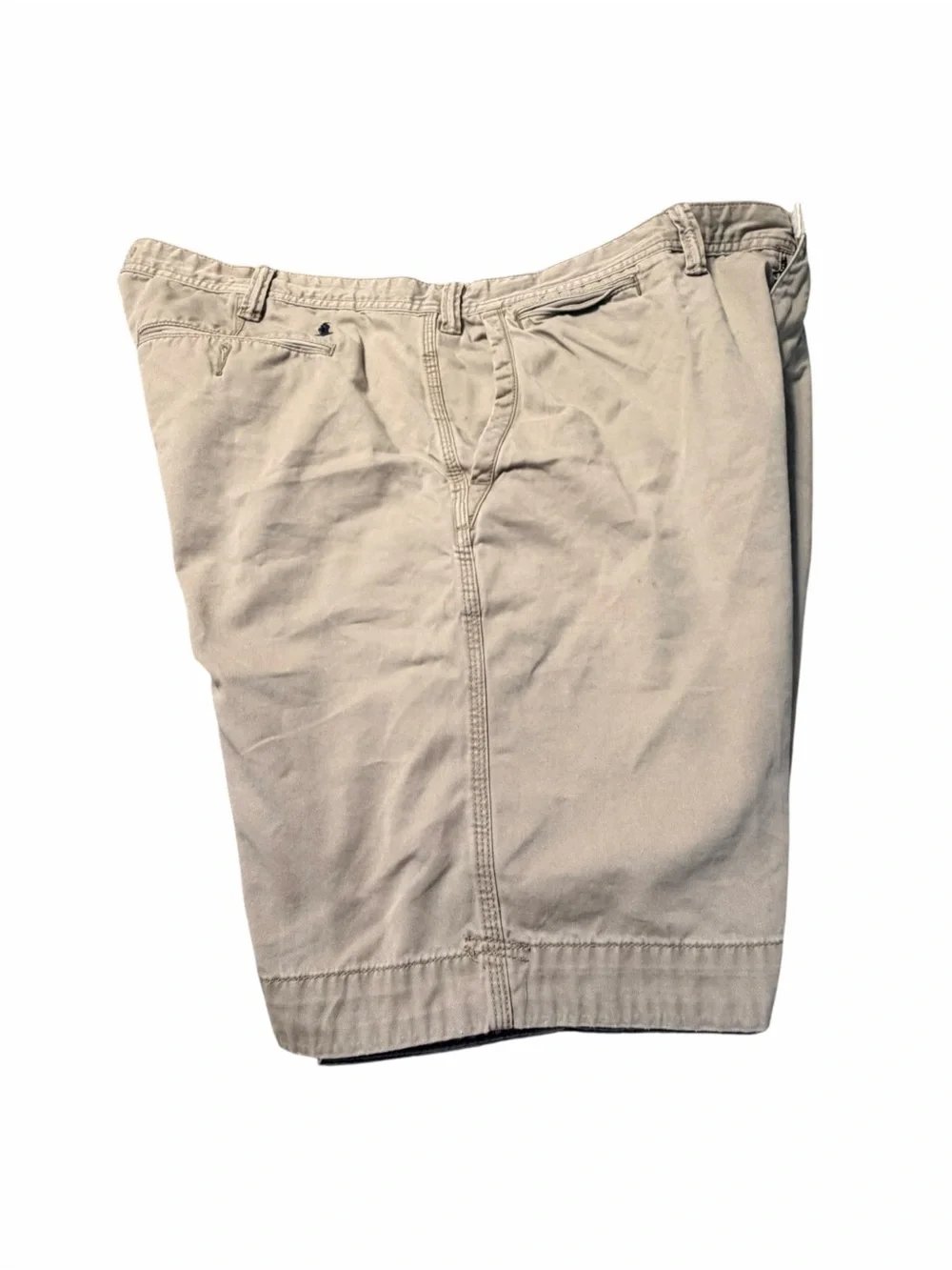 Polo by Ralph Lauren Beige Flat Front Cotton Shorts